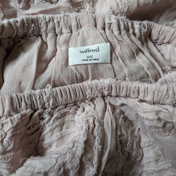 ARITZIA Wilfred promener off the shoulder blouse dusty rose pink xxs - Picture 5 of 8